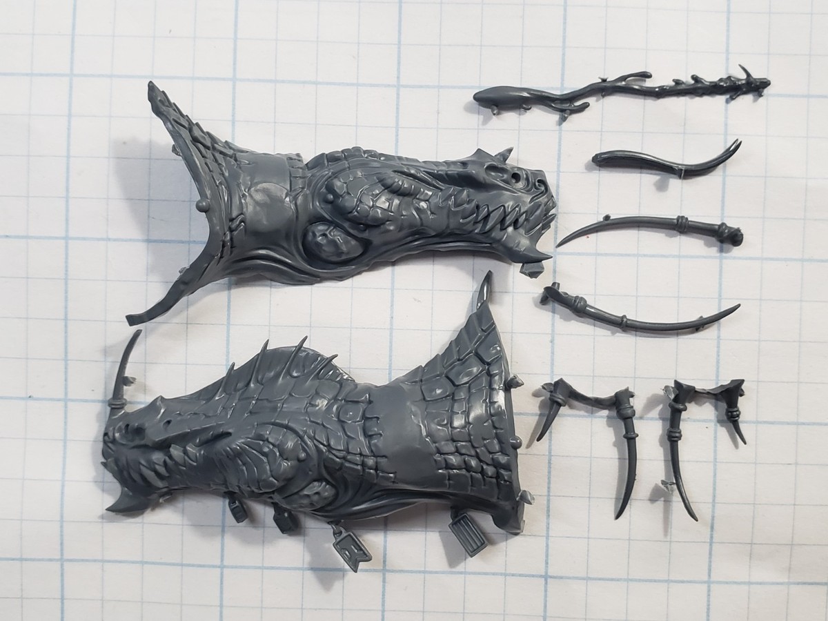 AOS Seraphon Bits Troglodon Venomous Head w Tongue Spittle Set #66 