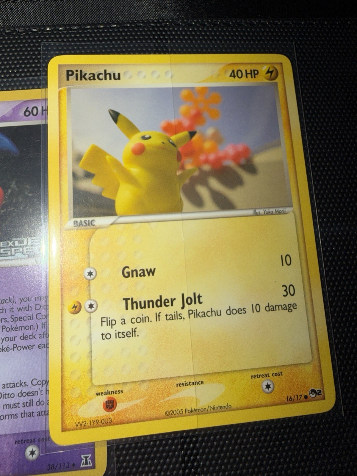 Pikachu 16/17 POP Series 2 YukaMorii Pokemon TCG Near Mint NM