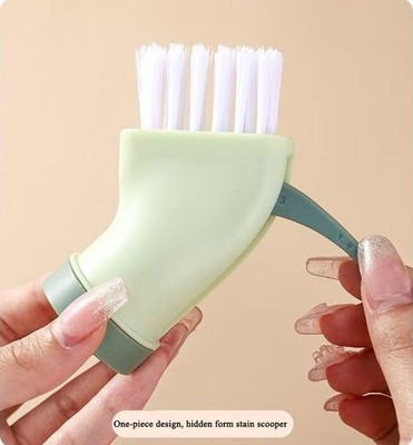 Multi-Purpose Cleaning Brush for Kitchen & Bathroom, Wet/Dry Use, with Spades