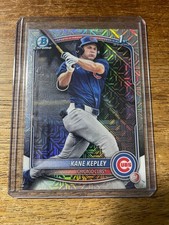 KANE KEPLEY 2025 Bowman Draft Mega Box #BDC-200 Mojo Refractor - Chicago Cubs