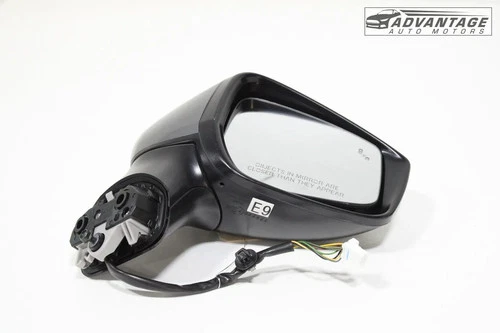 2020-2025 NISSAN VERSA RIGHT PASSENGER DOOR MIRROR W/ BLIND GUN METALLIC OEM