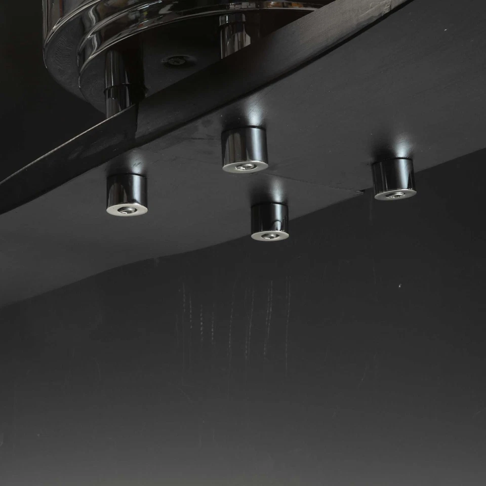 Ventilador de techo interior Progress Lighting Spades 60 palas 56" 2 aspas - cromado Foto 3 de 4