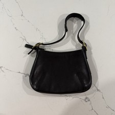 Vintage Coach Legacy 9211 Mini Hobo Shoulder Bag Black Leather Made In USA