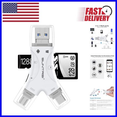 High-Speed SD Card Reader for iPhone, iPad, Android - 25MB/s Data Transfer