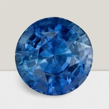 Blue Sapphire Round Cut Gemstone 1.31 Cts - 7 mm AAA Loose Gem 