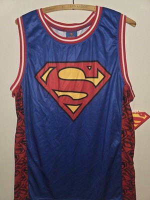  Superman DC Comics Basketball Jersey Medium  Superman Sleeveless Tank