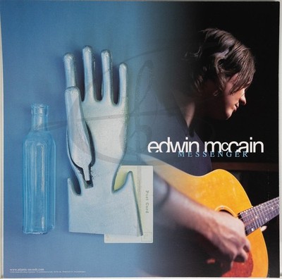 EDWIN McCAIN MESSENGER Album Cover Promo 12x12 Flat Double Sided Poster