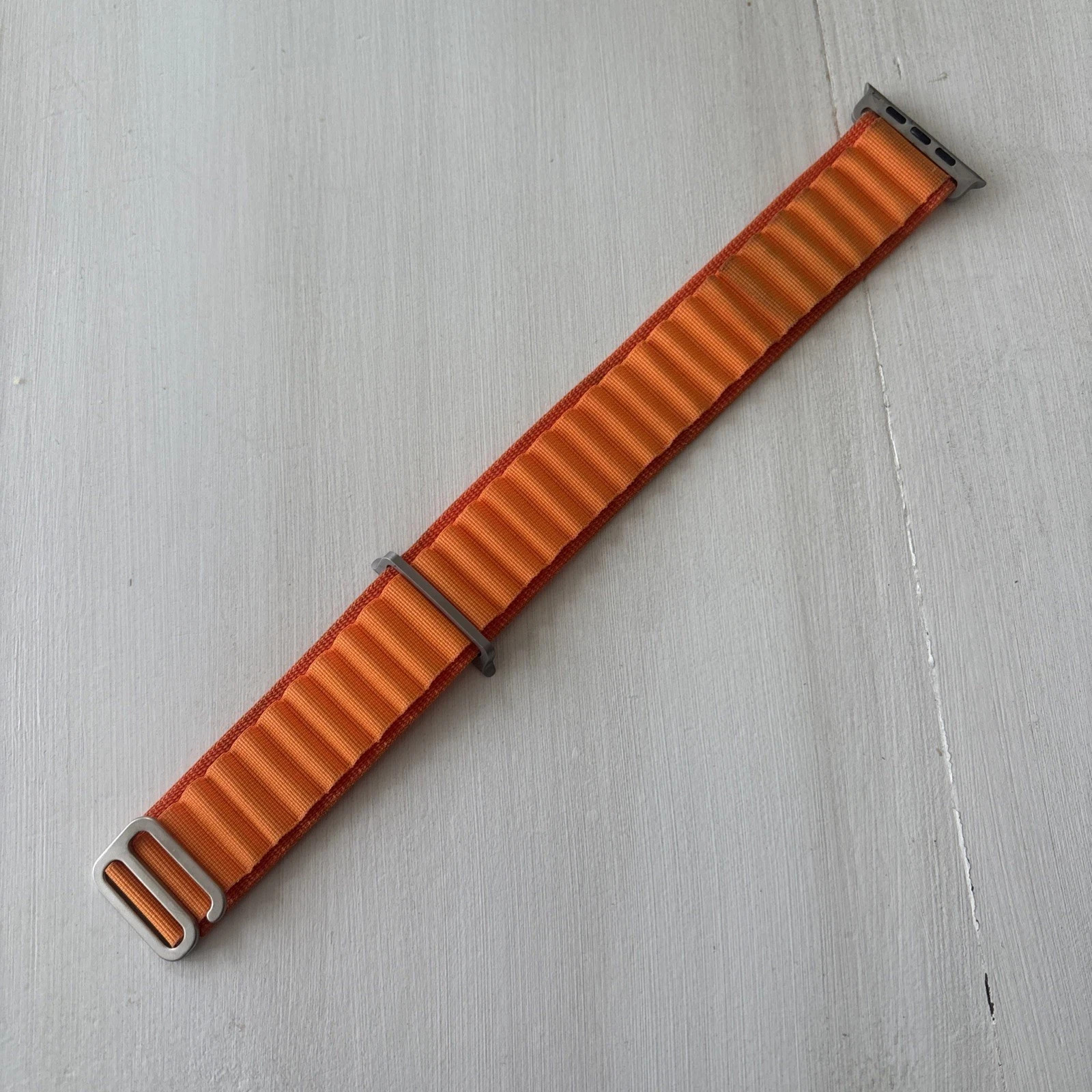 Apple Orange Genuine Alpine Loop Watch Band - Premium Durable Strap