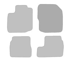 Fußmatten passend für Honda Civic IX Typ FB, FG, FK 5 türig (Baujahr 2012 - 2016