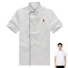 Short Sleeve Catering Breathable Casual Uniform For Restaurant Hotel