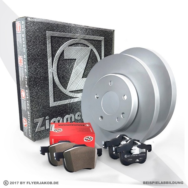 Zimmermann Bremsscheiben BeläGe Hinten FüR Ford Transit Connect Tourneo Connect-image