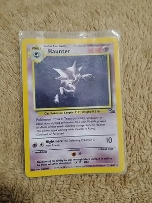 Pokmon TCG Haunter Fossil Holo Card 6/62 Holographic Rare | eBay Pokmon TCG Haunter Fossil Holo Card 6/62 Holographic Rare | eBay