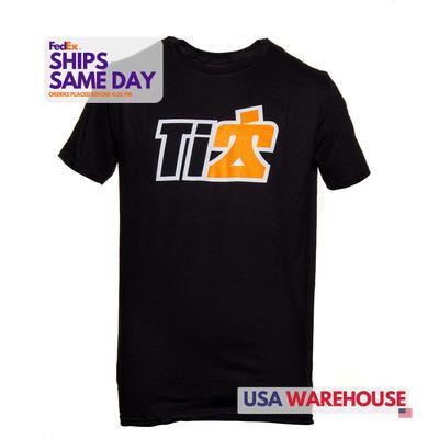 Ti22 GD207-M TIP LOGO, One Softstyle Ti22 Logo T-Shirt Black Medium Performance
