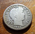 1896-P BARBER DIME NICE CIRC COND 90% SILVER INVESTMENT