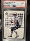 2002 SP Authentic #1 Tom Brady PSA 9 Mint