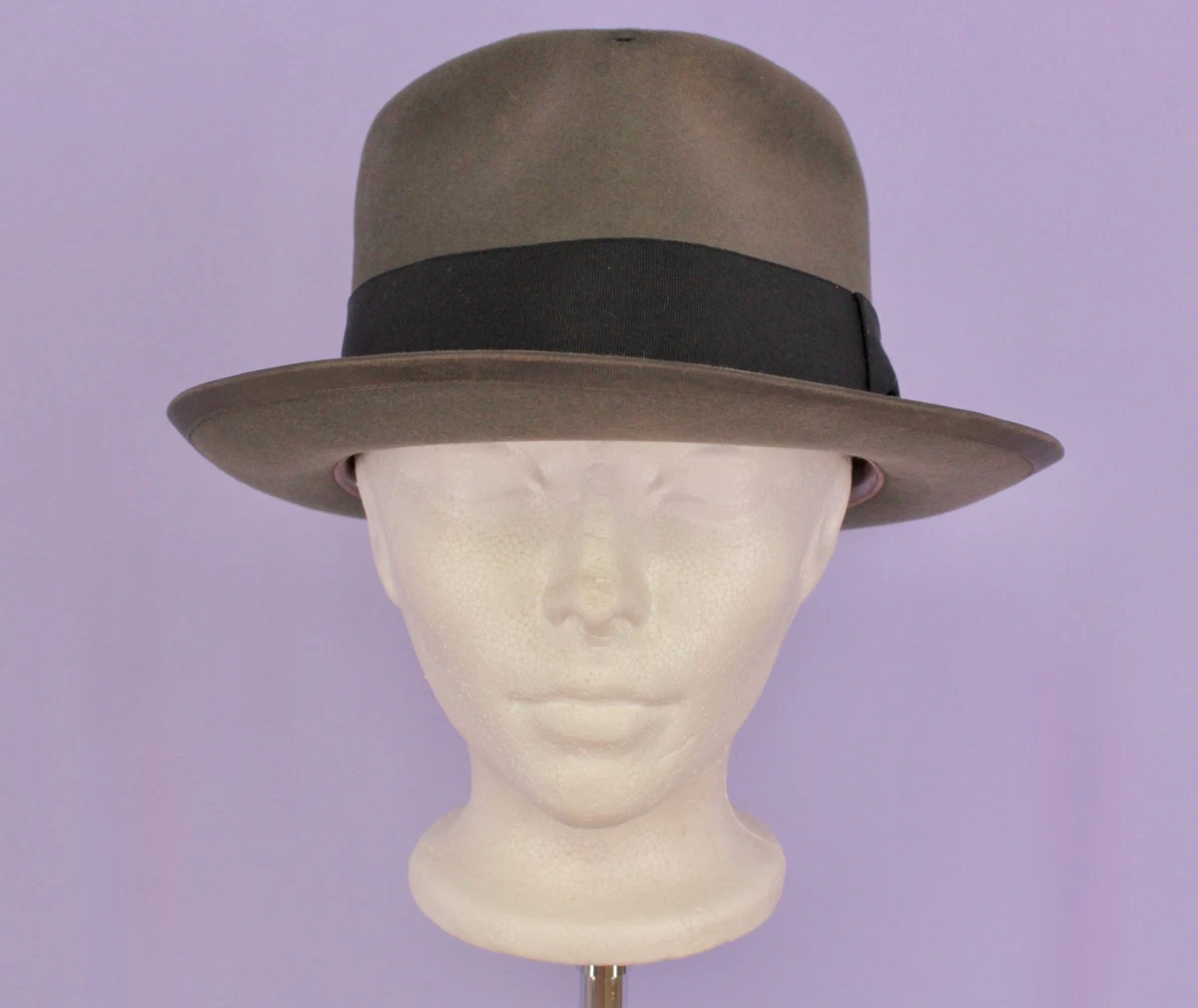 Fedora/Trilby Vintage Hats for Men 7 1/4 Size for sale | eBay