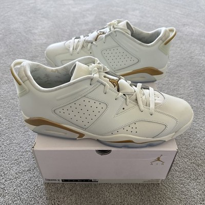 Nike Air Jordan Retro 6 VI Low GC Lunar New Year 2022 White Gold Size 15 New DS