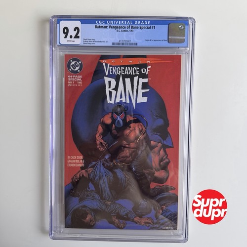 Batman: Vengeance of Bane #1 1993 1st Appearance And Origin Graded CGC 9.2