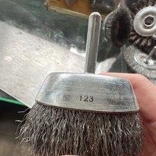 Steel Crimped Wire Cup Brush Metal Abrasive Shank Mounting Type MPN 123