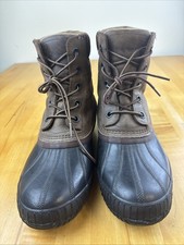SOREL Men's Cheyanne II Lace Duck Boots - US 9 Brown And Black