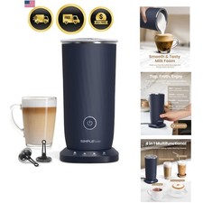 Milk Frother, 4-in-1 Electric Milk Frother and Steamer, Automatic Warm and Co...