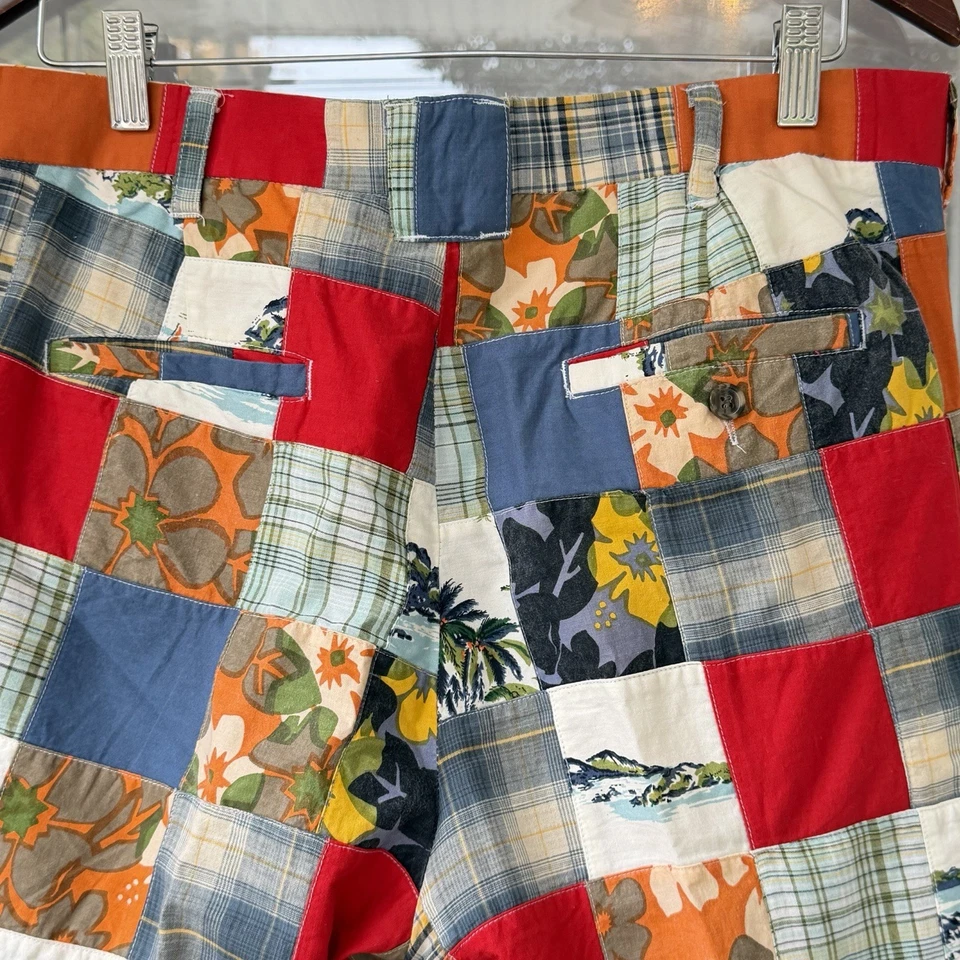 Pantalones a Cuadros Loudmouth Golf Para Hombres Patchwork Madras Colorido Retro John Daly 34x30 Foto 4 de 4