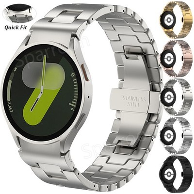 For Samsung Galaxy Watch 5 6 7 FE 40/44mm 4 Classic Quick Fit Metal Watch Band