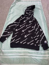 Champion Boys All Over Print Pullover Hoodie Size Boys Large