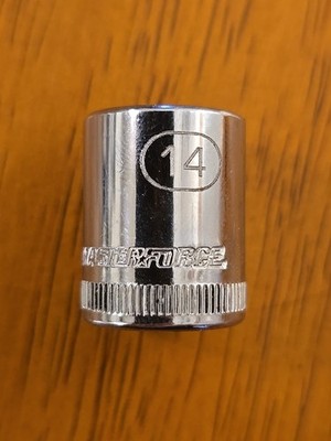 MasterForce  MF67385.  14mm Socket 12pt 1/4  Inch Drive.        