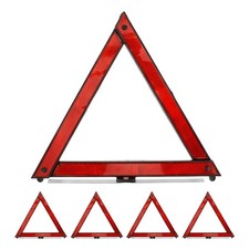5 Pcs Safety Triangles Dot Approved Warning Board Emergency Car Kit
