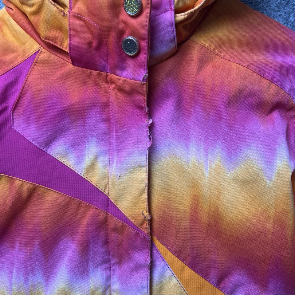 Obermeyer Niñas Esquí Nieve Chaqueta Cremallera Sudadera con Capucha Talla 10 Juniors Aislada Foto 2 de 4