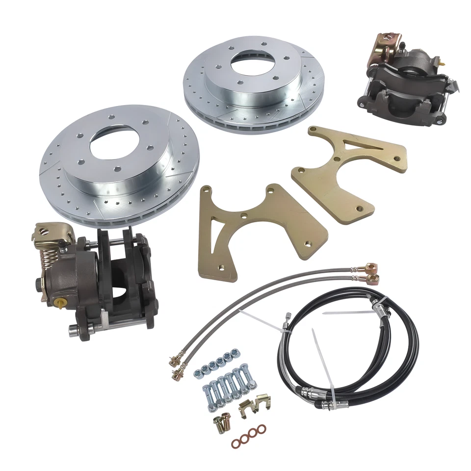 New Rear Disc Brake Conversion Kit 6 Lug for Chevy C10 GMC 1000 C15 K1500 Pickup - Image 3 of 4