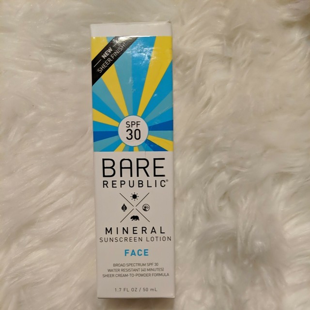 bare republic face gel lotion