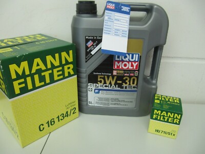 MANN Ölwechselsatz und 5Ltr. LM 5W30 Motoröl FORD Mondeo III