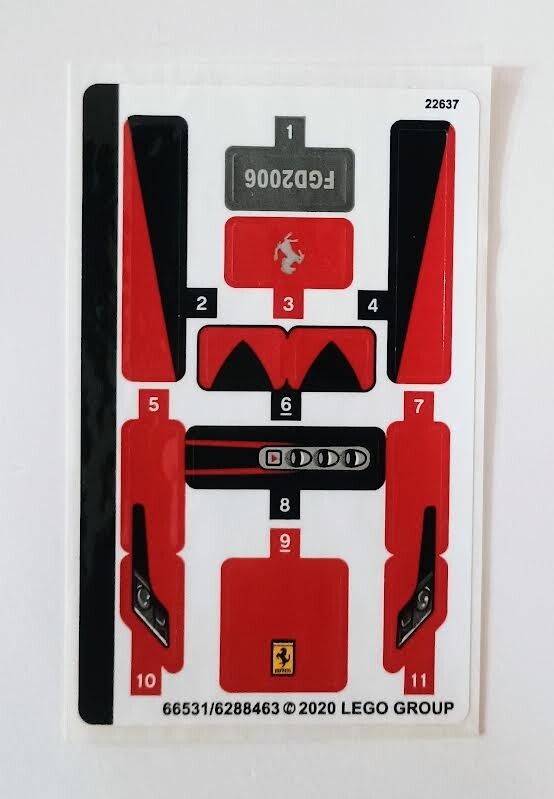 LEGO SPEED CHAMPIONS: Ferrari F8 Tributo (76895) for sale