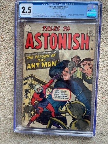 Tales to Astonish 35  cgc 2.5  - 1962 - 1st Ant Man in costume