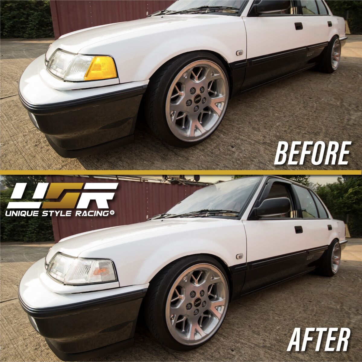 DEPO Chrome / Amber Clear Lens Corner Lights for 1990-1991 DEPO Chrome / Amber Clear Lens Corner Lights for 1990-1991