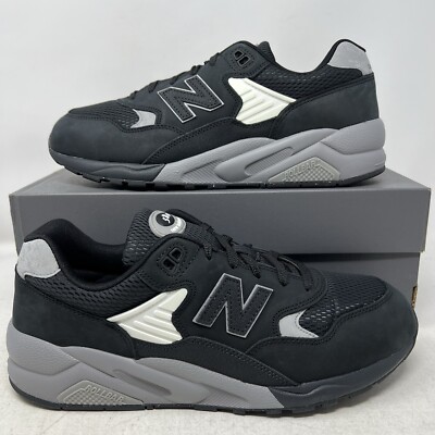 New Balance 580 Black Grey White Men's Shoes Sneakers MT580MDB | eBay