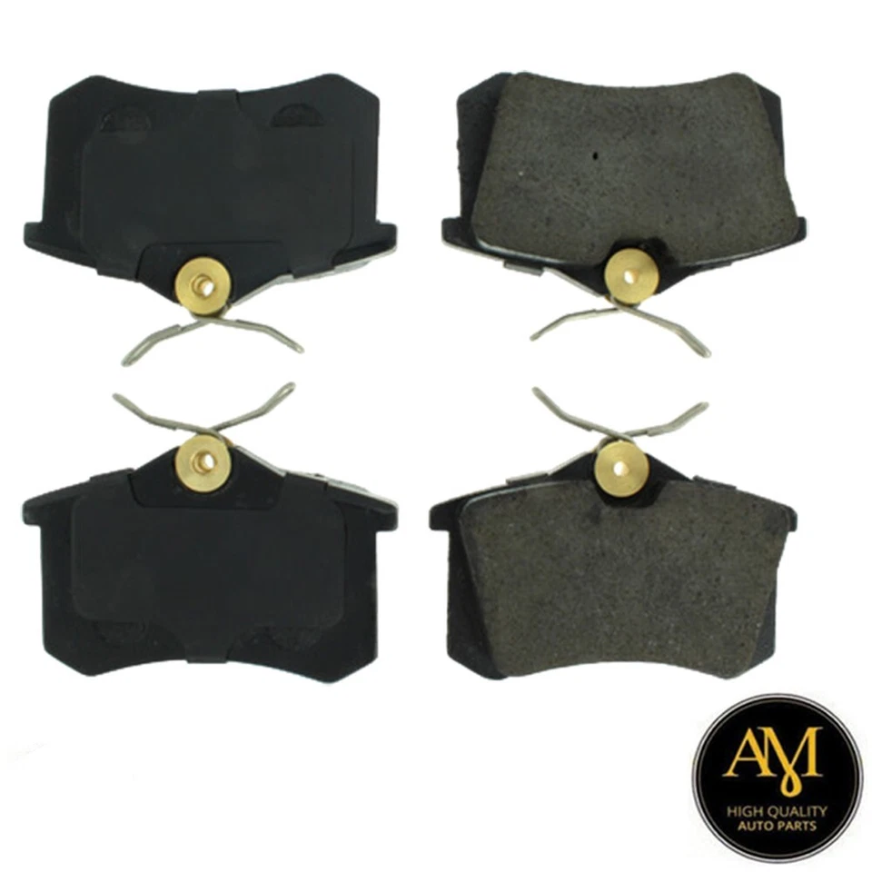 Rotores de freno de disco traseros ranurados perforados con pastillas para Audi TT Quattro 03-00 Foto 3 de 4