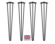 102cm/40" Premium Hairpin Legs – Set Of 2 or 4 - Multiple Colours - UK Made