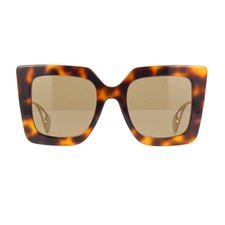 Occhiali da sole Gucci Gg0435s Havana/brown 51/22/140 Donna | Acquisti  Online su eBay