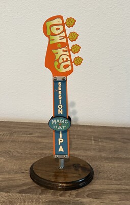 Magic Hat-  Low Key Session IPA - Beer Tap Handle. Guitar Shaped.