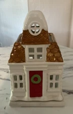 Slatkin & Co. Bath & Body Works Holiday House Tea Light Candle Holder Christmas