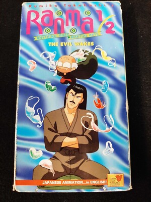 Ranma 1/2 Anything Goes Martial Arts The Evil Wakes Dubbed VHS | eBay