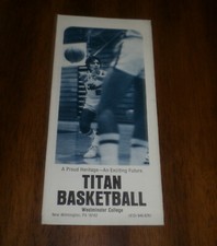 1980-81 WESTMINSTER COLLEGE TITAN BASKETBALL MEDIA GUIDE