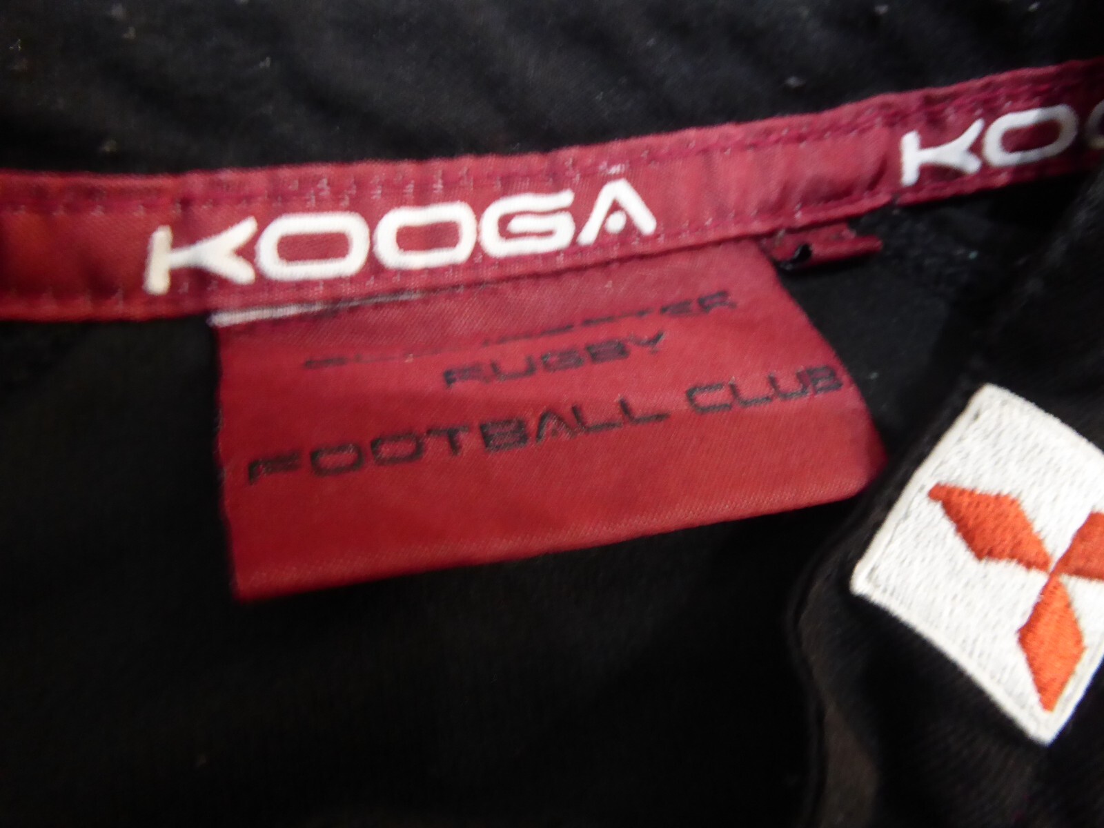 Gloucester Rugby Away Shirt 2011/2013 Kooga Large L Jersey Top Black