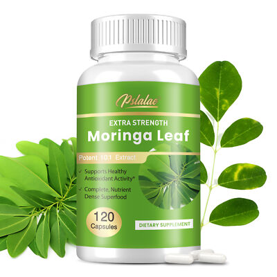Moringa Leaf 7500mg - Metabolism and Digestive Support, Immunity and Energy