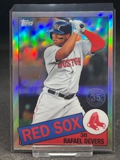 2020 Topps Chrome 1985 35th Anniversary Rafael Devers #85TC-8 Boston Red Sox
