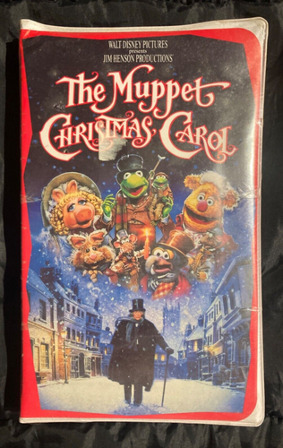 THE MUPPETS CHRISTMAS CAROL CLAMSHELL VHS MOVIE B4008