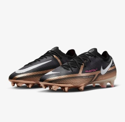 Men s Size 5.5 Nike Phantom GT2 Elite FG 'Generation Pack' Gold Black DR5954-810